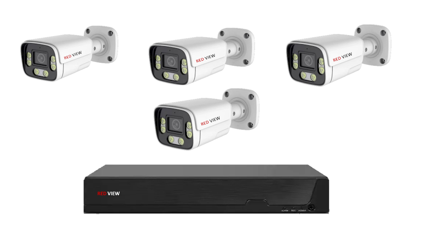 Set CCTV 4 Kamera 6MP + NVR 10CH